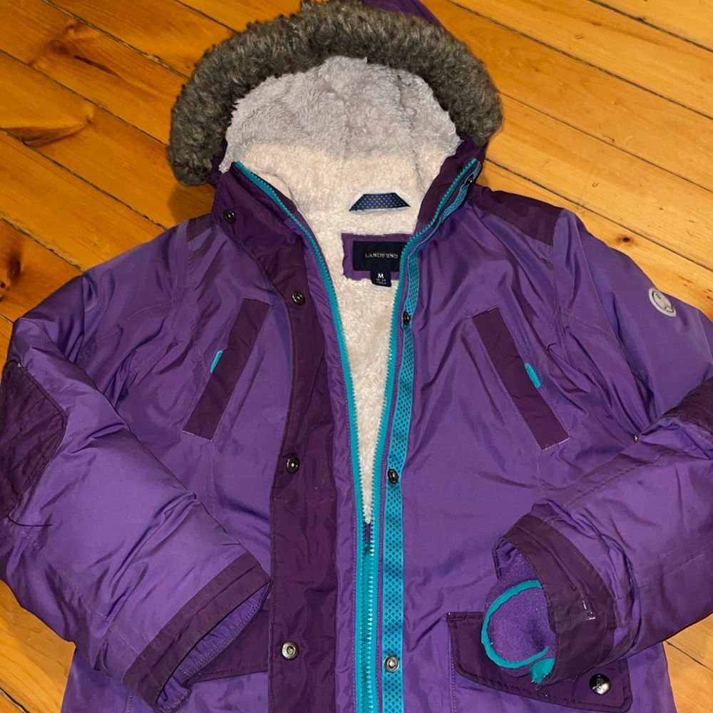 Girls Lands End Expedition Waterproof Down Parka